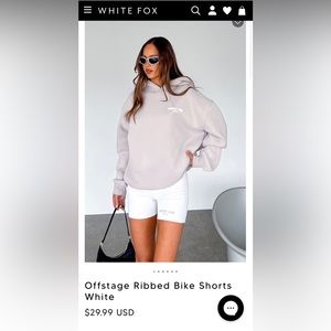 Whitefox Offstage Biker Shorts